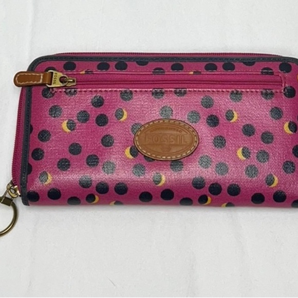 Fossil wallet polka dot design - Picture 9 of 10